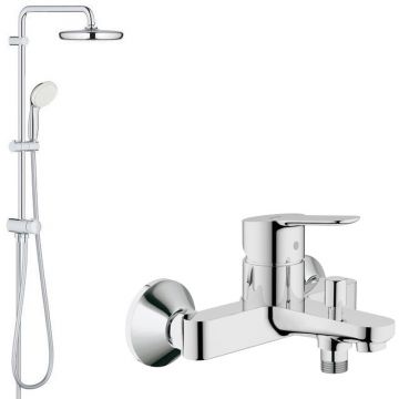 Coloana dus Grohe New Tempesta 210 plus baterie cada BauEdge (26381001, 23334000)