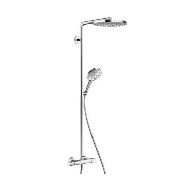 Sistem de dus cu baterie termostatata, crom Hansgrohe Raindance Select S 240