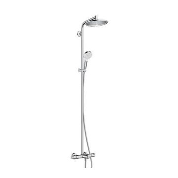 Sistem de dus Hansgrohe Crometta S 240 1 jet cu baterie termostatata