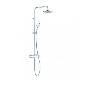 Sistem de dus Kludi Logo THM Dual Shower System cu baterie de dus termostatata