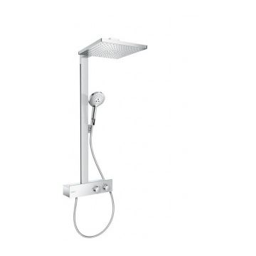 Sistem dus cu baterie termostata Hansgrohe Raindance Select E 300