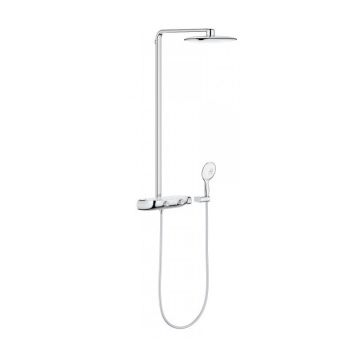 Sistem dus Grohe Rainshower SmartControl 360 Mono alb-crom