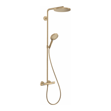 Sistem dus Hansgrohe Raindance Select S 240, baterie termostatata, bronz periat