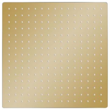 vidaXL Cap de duș tip ploaie pătrat, auriu 40 x 40 cm oțel inoxidabil