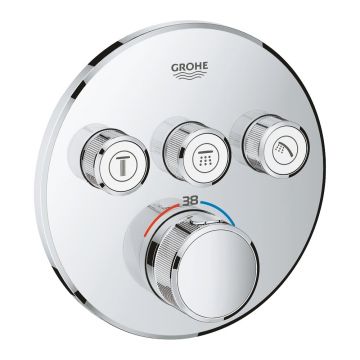 Baterie dus Grohe Grohtherm SmartControl termostatica cu 3 iesiri