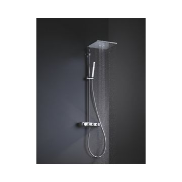 Coloana de dus cu baterie termostatata Grohe Euphoria 310 Cube Duo cu 1 functie