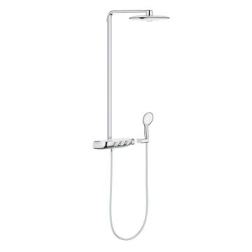 Coloana de dus cu baterie termostatata Grohe RainShower System Smartcontrol Duo 360 cu 2 functii