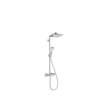 Coloana de dus cu baterie termostatata Hansgrohe Crometta E240 cu 4 functii