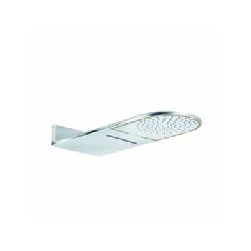 Palarie de dus montare pe perete Kludi A-QA Rain 250 mm 2 jeturi crom