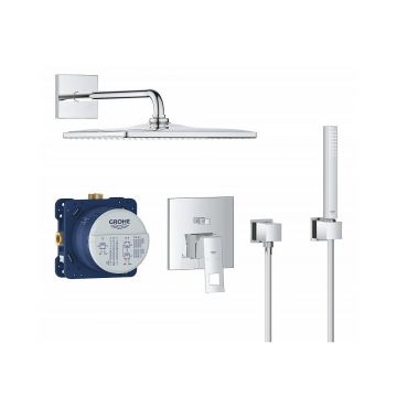 Sistem de dus incastrat Grohe Eurocube Perfect Rainshower Mono 310 Cube crom