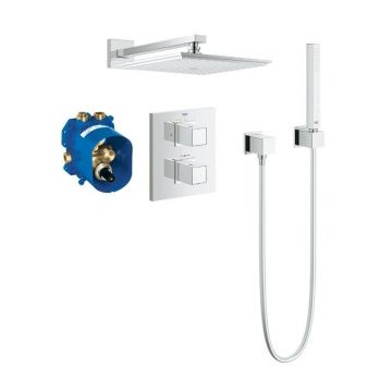 Sistem de dus incastrat Grohe Grohtherm Cube Allure 230 cu termostat