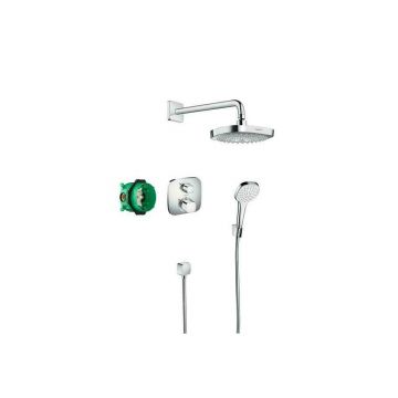 Sistem de dus incastrat Hansgrohe Croma Select E Ecostat E crom