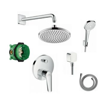 Sistem de dus incastrat Hansgrohe Logis E Croma Select crom lucios