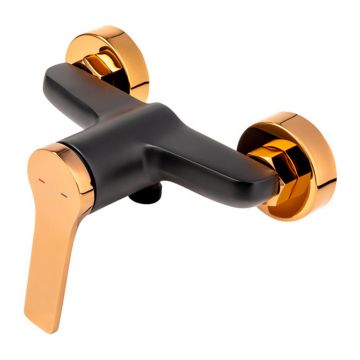 Baterie dus FDesign Seppia monocomanda negru - rose gold