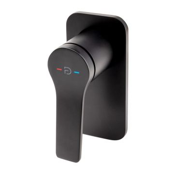Baterie dus incastrata FDesign Seppia negru mat cu corp ingropat