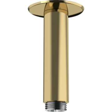 Brat de dus auriu Hansgrohe 10 cm rotund cu montaj pe tavan