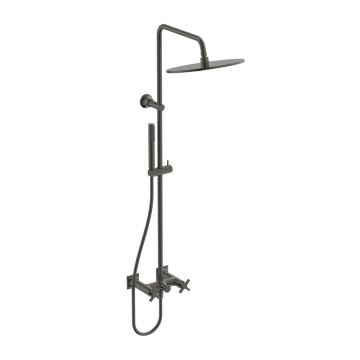 Coloana de dus cu baterie dubla comanda gri Ideal Standard Atelier Joy Neo
