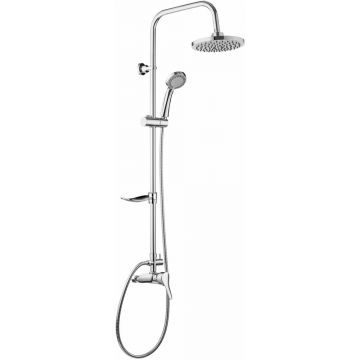 Coloana de dus cu baterie monocomanda Deante Joko Round