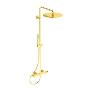 Coloana de dus cu baterie termostatata auriu periat Ideal Standard Ceratherm T125