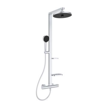 Coloana de dus cu baterie termostatata mat Ideal Standard Alu+