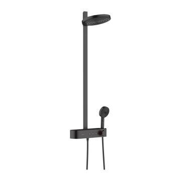 Coloana de dus Hansgrohe Pulsify S 260 negru mat cu termostat ShowerTablet Select 400