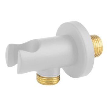 Conector furtun alb mat FDesign Inula