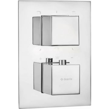 Corp incastrat pentru baterie dus Deante Box cu termostat crom