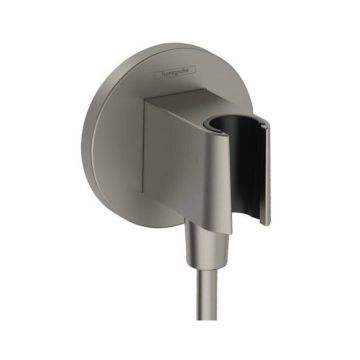 Cot conector dus antracit periat Hansgrohe FixFit cu agatatoare rotund