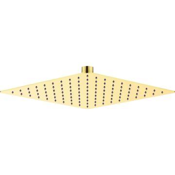 Palarie de dus Deante Cascada 25x25 cm auriu