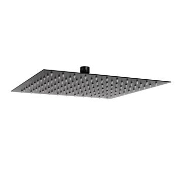 Palarie de dus patrata FDesign Inula 300 mm negru mat 1 functie