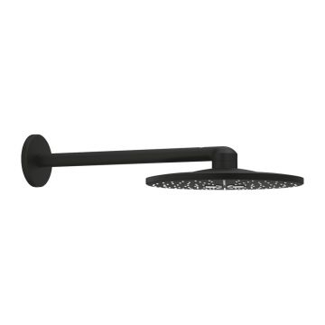 Palarie si brat de dus Grohe Rainshower SmartActive 310 negru mat 2 functii