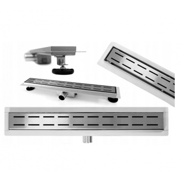 Rigola scurgere dus REA Line 2 100 cm Nichel Mat