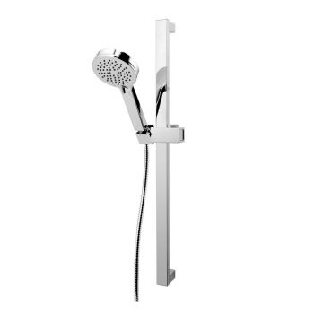 Set de dus cu bara FDesign Seppia 65 cm crom lucios