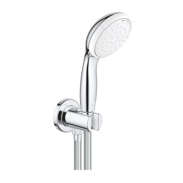 Set de dus cu porter Grohe Tempesta 100 cu 2 jeturi crom lucios