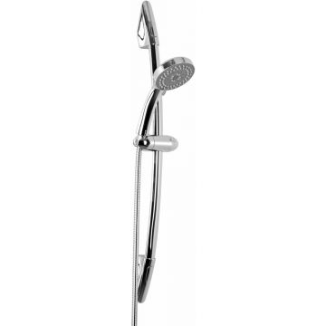 Set de dus Deante Pure crom cu 5 functii