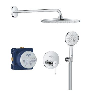 Sistem de dus incastrat Grohe Essence Rainshower Mono 310 cu 2 consumatori crom