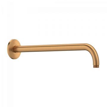 Brat de dus Duravit Shower Round 41cm cu montaj pe perete bronz periat