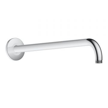 Brat de dus Duravit Shower Round 41cm cu montaj pe perete crom