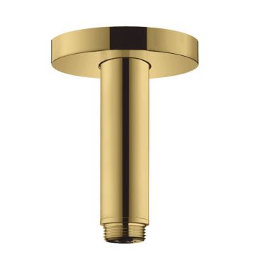 Brat de dus Hansgrohe S cu montare pe tavan 10cm auriu