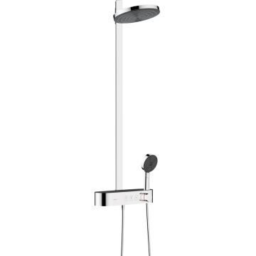 Coloana de dus Hansgrohe Pulsify S 260 2jet cu baterie termostatata ShowerTablet Select 400 crom