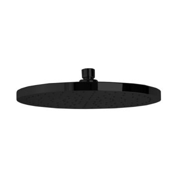 Pălărie de duș, FIMA Carlo Frattini, Wellness, diametru 25 cm, negru mat, F2794/2NS