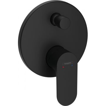 Baterie cada - dus Hansgrohe Rebris S montaj incastrat  necesita corp ingropat  negru mat