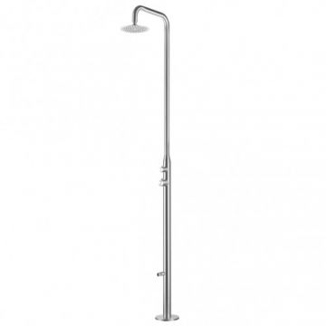 Coloana dus Bruma PL30MIX, pentru exterior - Culoare Crom