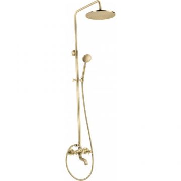 Coloana dus Deante Temisto cu baterie cada - Culoare bronz