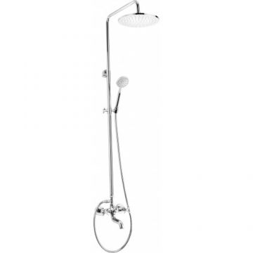 Coloana dus Deante Temisto cu baterie cada - Culoare Crom