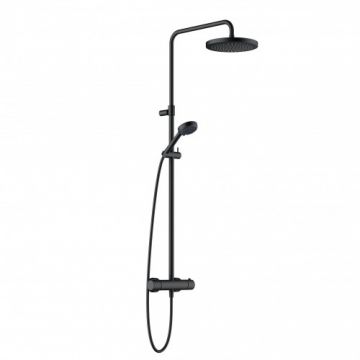 Coloana dus Kludi Logo cu termostat, negru - Culoare Negru