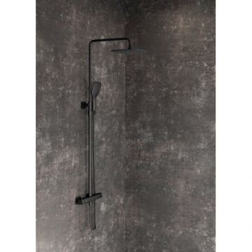 Coloana dus Ravak Free 10°, negru mat cu termostat TD F 091.20 BL - Culoare Negru