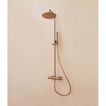 Coloana dus termostatata Sanycces Loop, rose gold periat - Culoare rose gold