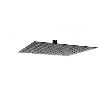 Palarie dus patrata FDesign Inula, 300 mm, negru mat