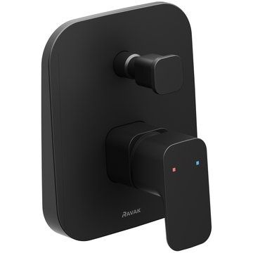 Baterie cada - dus Ravak Concept 10° TD F 061.20 cu montaj incastrat  black